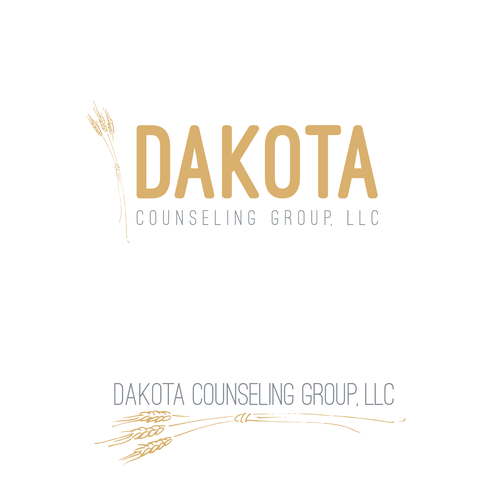 Masculine brand with the title 'Dakota Counseling Group'