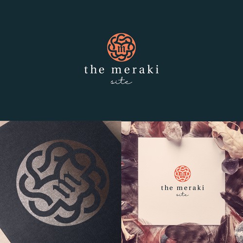 Holistic brand with the title 'MERAKI brand identity '