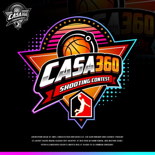 Shooting logo with the title 'Casa 360'