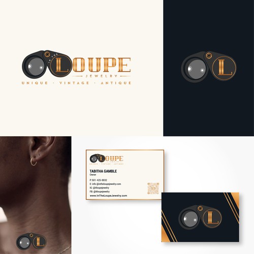 Jewelry brand with the title 'IN THE LOUPE JEWELRY'