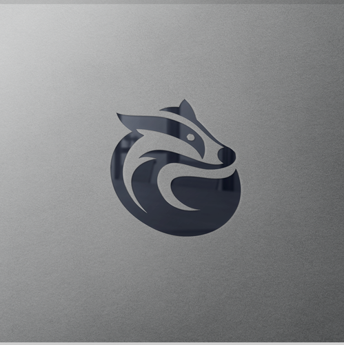 Squirrel logo with the title 'Badger Logo mascot'