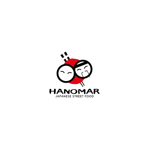 Stick logo with the title 'Hanomar Logo'