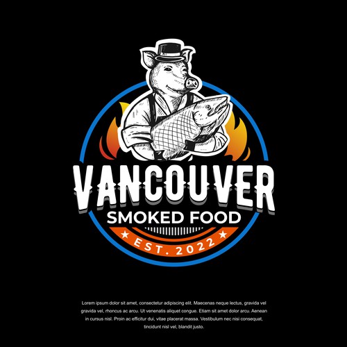 Salmon logo with the title 'Vancouver'