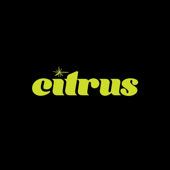 Lime logo with the title 'citrus wordmark'