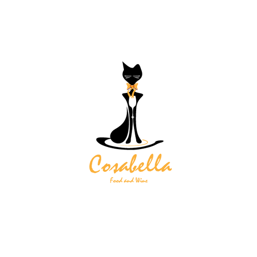 Plate design with the title 'Create the next logo and business card for Cosabella'