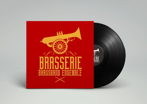 Cannon design with the title 'Brasserie Brassband Ensemble'