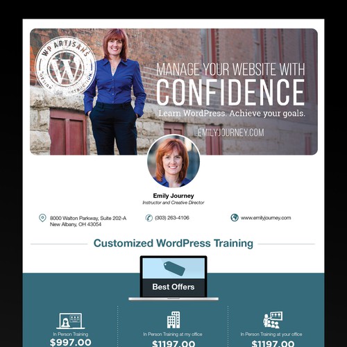 Profile design with the title 'Create Profile resume'