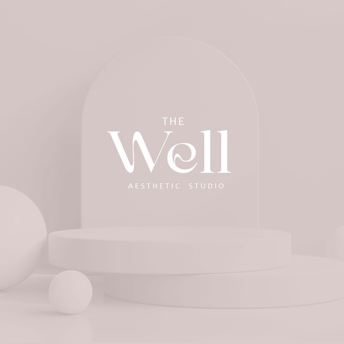 Naked logo with the title 'Aesthetic logo'