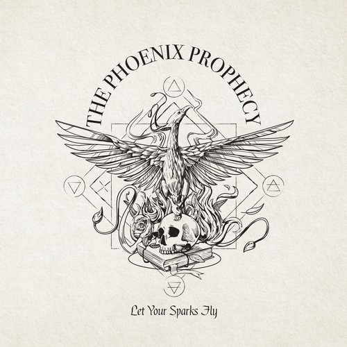 Designer artwork with the title 'The Phoenix Prophecy'