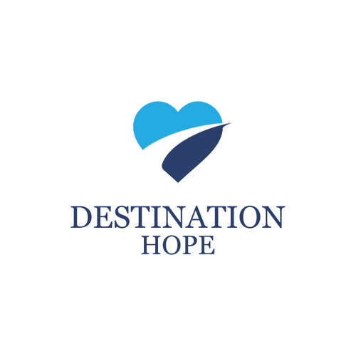 Donation logo with the title 'Simple logo for Destination Hope'