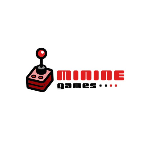 Nerd design with the title 'Gaming logo'
