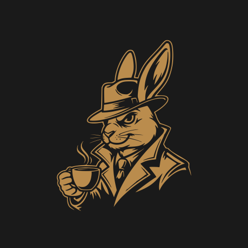 Restaurant design with the title 'BANDIT BUNNY'