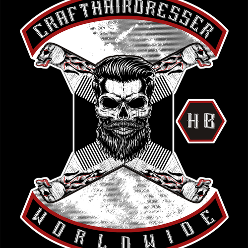 Beard t-shirt with the title 'Hairdresse Worldwide'