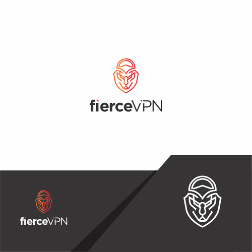 Padlock logo with the title 'fierceVPN '