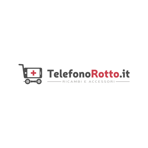 Phone logo with the title 'Concept Logo TelefonoRotto.it'