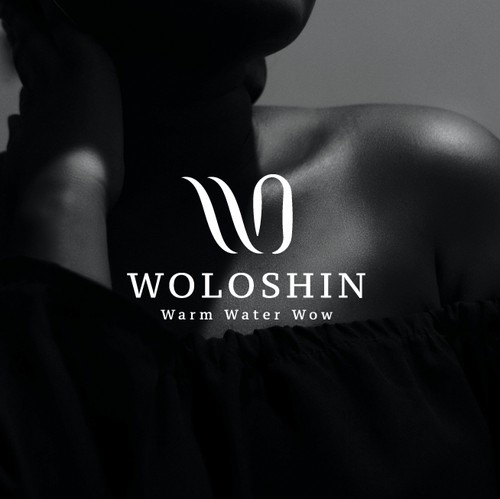 Bathroom design with the title 'WOLOSHIN'