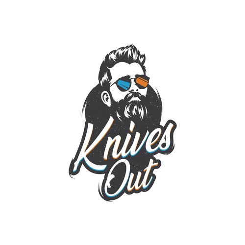 Hair logo with the title 'Knives Out'
