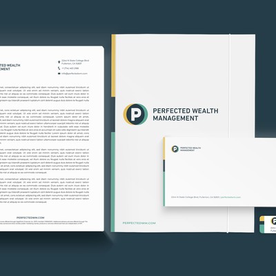 Perfect Wealth Management Stationary design