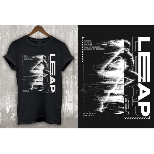 Fitness t-shirt with the title 'Merch design for Leap (healtclub/Functional fitness gym)'