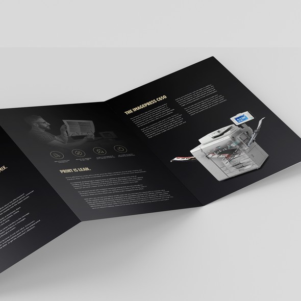 Belgium design with the title 'Luxurious 6pp Dutch language brochure'