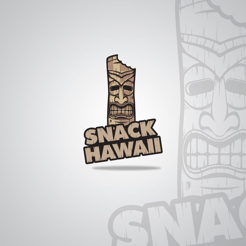Hawaii logo with the title 'Tiki Logo'
