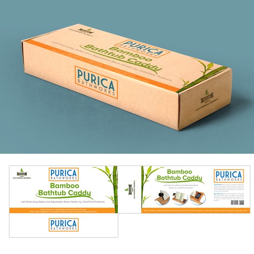 Bathroom design with the title 'packaging'