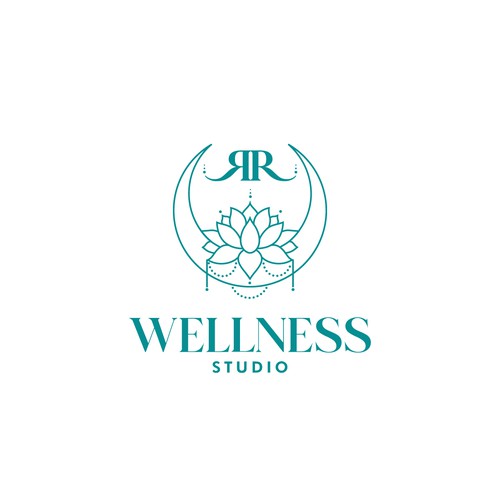 Wellness brand with the title 'logo concept for health coaching'