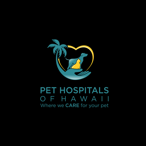 Pen tool logo with the title 'Pet Hospital of Hawaii '