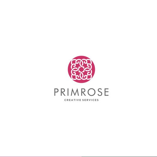 Pink brand with the title 'Primrose Logo'