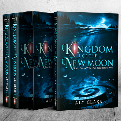 Young adult book cover with the title 'Kingdom Of The New Moon'
