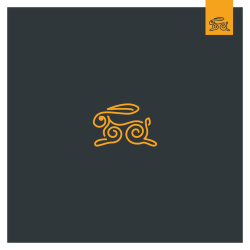 Tribal logo with the title 'Logo Concept for Publishing Company'