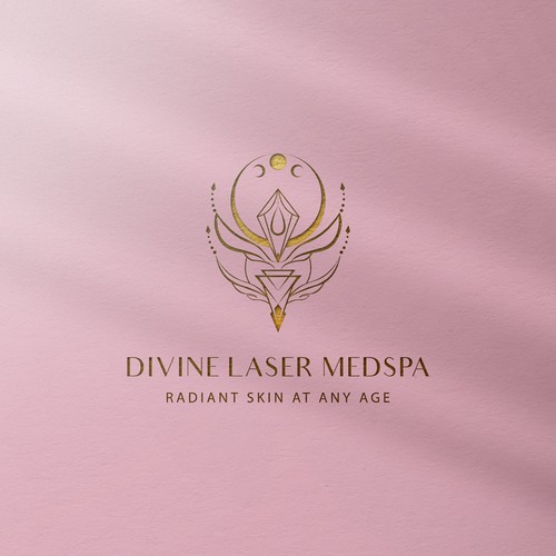 Spa brand with the title 'Soul activation logo/ brand for Divine laser MedSpa'