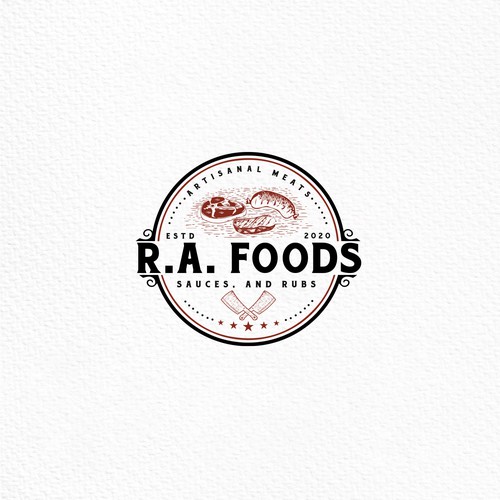 Butchery logo with the title 'Logo Design for Artisanal Meats & foods company'