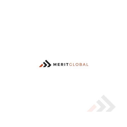 Shipping logo with the title 'Merit Global'