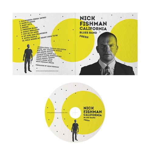 Color artwork with the title 'the  album that will redefine modern blues'