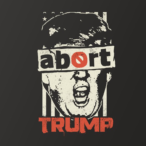 Trump t-shirt with the title 'T-shirt contest entry'