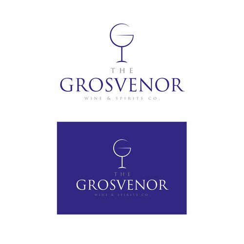 Moonshine logo with the title 'The Grosvenor Wine & Spirits Co.'