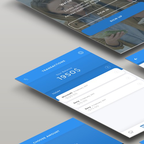 Loyalty design with the title 'Payments App'