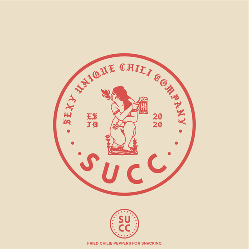 Chili pepper logo with the title 'Logo for SUCC'