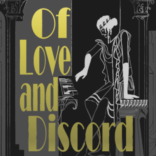 Ancient Greece design with the title 'Ancient greek/Roaring twenties book cover'