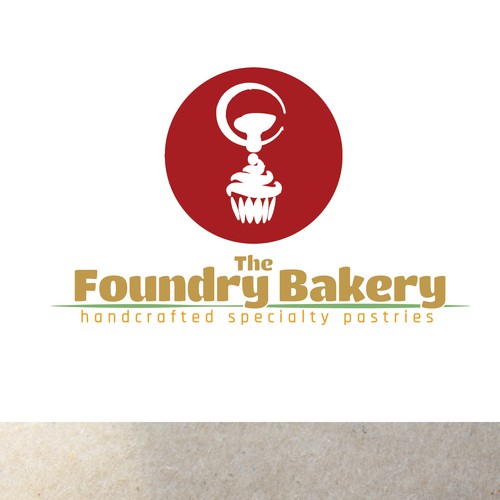 Calligraphy brand with the title 'Logo concept and identity pack for Bakery'