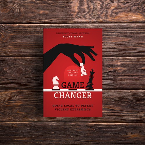 Black book cover with the title 'Game Changer Book Cover'