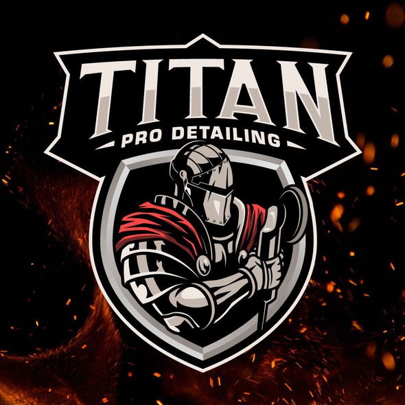 Detailing logo with the title 'TITAN PRO DETAILING'