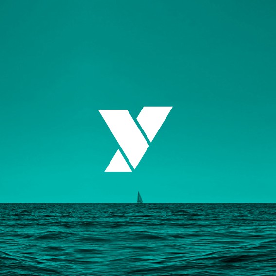 Yacht club design with the title 'Yatch Club Logo design'