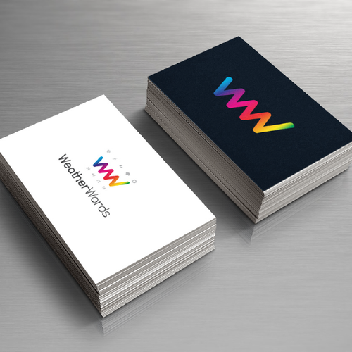 Word design with the title 'Logo for weather based digital marketing'