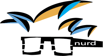 Nerd design with the title 'Make our brand nerdy!'