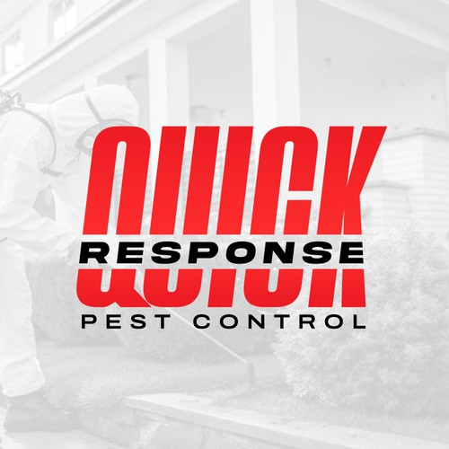 Corporate identity logo with the title 'Pest Control & Home Services Logo Design | Quick Response Branding   '