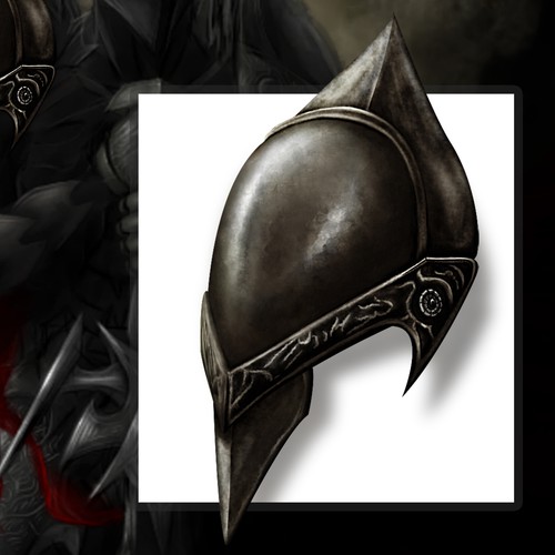 Armor design with the title 'Overlord Knight Update'