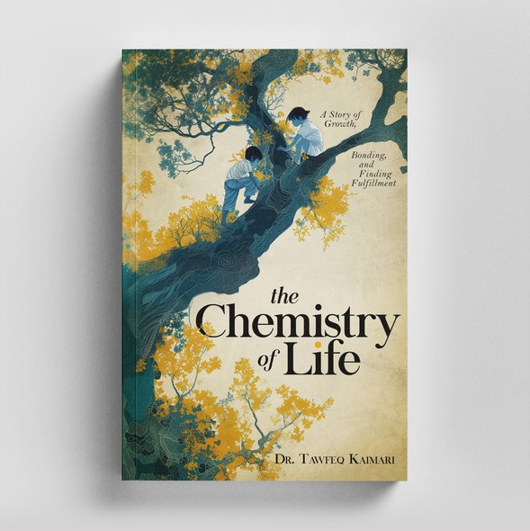 Autobiography book cover with the title 'Book Cover for The Chemistry Of Life'