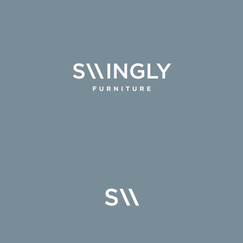 Furniture design with the title 'Swingly Furniture'